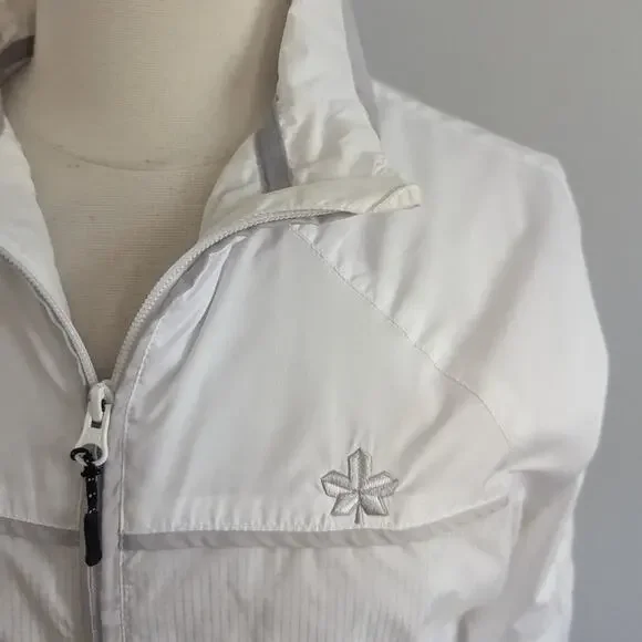 Women's Sunice Elena White Jacket Windbreaker Medium - Picture 2 of 6